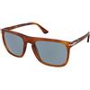 Persol PO3336S 96/56 | Occhiali da Sole Graduati o Non Graduati | Prova Online | Plastica | Quadrati | Arancio, Marrone, Trasparente | Adrialenti
