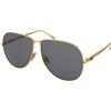 Fendi FF 0437/S 001/IR | Occhiali da Sole Graduati o Non Graduati | Prova Online | Metallo | Pilot | Oro | Adrialenti
