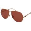 Fendi FF 0437/S DDB/U1 | Occhiali da Sole Graduati o Non Graduati | Prova Online | Metallo | Pilot | Oro rosa | Adrialenti