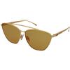 Fendi FF 0438/S 001/3U | Occhiali da Sole Graduati o Non Graduati | Prova Online | Metallo | Cat Eye, Ovali / Ellittici | Oro | Adrialenti
