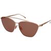 Fendi FF 0438/S DDB/4S | Occhiali da Sole Graduati o Non Graduati | Prova Online | Metallo | Cat Eye, Ovali / Ellittici | Oro rosa | Adrialenti