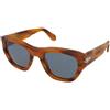 Persol PO0054S 960/56 | Occhiali da Sole Graduati o Non Graduati | Prova Online | Plastica | Quadrati | Marrone | Adrialenti