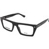 Dsquared2 D2 0130 807 | Occhiali da Vista Graduati | Prova Online | Plastica | Rettangolari | Nero | Adrialenti
