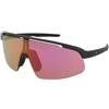 Alpina Turbo Pro S Q-Lite Black Metallic Matt/Pink Mirror | Occhiali da Sole Graduati o Non Graduati | Plastica | Mascherina | Nero | Adrialenti