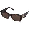 Burberry Poppy BE4336 392073 | Occhiali da Sole Graduati o Non Graduati | Prova Online | Plastica | Rettangolari | Marrone, Havana | Adrialenti