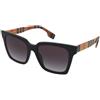 Burberry Maple BE4335 39298G | Occhiali da Sole Graduati o Non Graduati | Prova Online | Plastica | Quadrati | Nero | Adrialenti