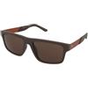 Emporio Armani EA4244U 6243/73 | Occhiali da Sole Graduati o Non Graduati | Prova Online | Plastica | Quadrati | Marrone | Adrialenti