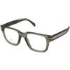 David Beckham DB 7130 1ED | Occhiali da Vista Graduati | Prova Online | Plastica | Rettangolari | Verde, Trasparente | Adrialenti