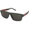 Emporio Armani EA4244U 6184/71 | Occhiali da Sole Graduati o Non Graduati | Prova Online | Plastica | Quadrati | Verde | Adrialenti