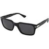 Persol PO3272S 95/48 | Occhiali da Sole Graduati o Non Graduati | Prova Online | Unisex | Plastica | Rettangolari | Nero | Adrialenti