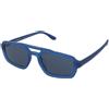 Emporio Armani EA4240U 6201/80 | Occhiali da Sole Graduati o Non Graduati | Prova Online | Plastica | Quadrati | Blu, Trasparente | Adrialenti