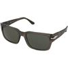 Persol PO3315S 110358 | Occhiali da Sole Graduati o Non Graduati | Prova Online | Plastica | Quadrati | Grigio, Trasparente | Adrialenti