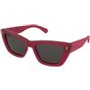 Polaroid PLD 6242/S/X MU1/M9 | Occhiali da Sole Graduati o Non Graduati | Prova Online | Plastica | Cat Eye | Rosa, Trasparente | Adrialenti