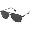 Burberry Blaine BE3141 100187 | Occhiali da Sole Graduati o Non Graduati | Prova Online | Metallo | Pilot | Nero | Adrialenti