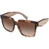 Prada PR 24ZS 07R0A6 | Occhiali da Sole Graduati o Non Graduati | Prova Online | Plastica | Oversize | Marrone, Havana | Adrialenti