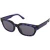 Emporio Armani EA4233U 6183/80 | Occhiali da Sole Graduati o Non Graduati | Prova Online | Plastica | Quadrati | Viola, Trasparente, Havana | Adrialenti