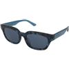 Emporio Armani EA4233U 6180/80 | Occhiali da Sole Graduati o Non Graduati | Prova Online | Plastica | Quadrati | Blu, Trasparente, Havana | Adrialenti