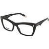 Missoni MIS 0207 807 | Occhiali da Vista Graduati | Plastica | Cat Eye, Ovali / Ellittici | Nero | Adrialenti