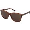 Emporio Armani EA4060 6196/73 | Occhiali da Sole Graduati o Non Graduati | Prova Online | Plastica | Quadrati | Multicolore, Havana | Adrialenti