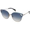 Police Shine 3 SPL739 8FFB | Occhiali da Sole Graduati o Non Graduati | Prova Online | Metallo, Plastica | Browline | Blu, Oro, Trasparente | Adrialenti