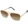 Ray-Ban New Caravan RB3636 001/51 | Occhiali da Sole Graduati o Non Graduati | Prova Online | Metallo | Quadrati | Oro | Adrialenti