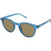 Válle Beat C4 | Occhiali da Sole Graduati o Non Graduati | Prova Online | Unisex | Plastica | Tondi | Blu, Trasparente | Adrialenti