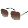 Michael Kors Cadiz MK1145B 101413 | Occhiali da Sole Graduati o Non Graduati | Prova Online | Metallo | Quadrati | Oro | Adrialenti