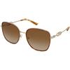 Michael Kors Empire Square 2 MK1129J 10143B | Occhiali da Sole Graduati o Non Graduati | Prova Online | Metallo | Quadrati | Oro | Adrialenti