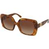 Dolce & Gabbana DG4475 3380/13 | Occhiali da Sole Graduati o Non Graduati | Prova Online | Plastica | Oversize | Marrone, Havana | Adrialenti