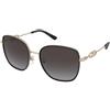 Michael Kors Empire Square 2 MK1129J 10148G | Occhiali da Sole Graduati o Non Graduati | Prova Online | Metallo | Quadrati | Nero | Adrialenti