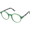 Crullé Kids Loopy C3 | Occhiali per Bambini | Prova Online | Unisex | Plastica | Tondi | Verde | Adrialenti