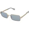 MAX&Co. MO0140 32X | Occhiali da Sole Graduati o Non Graduati | Metallo | Rettangolari | Oro | Adrialenti
