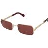 MAX&Co. MO0140 32S | Occhiali da Sole Graduati o Non Graduati | Metallo | Rettangolari | Oro | Adrialenti