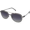 Crullé Sprightly C1 | Occhiali da Sole Graduati o Non Graduati | Prova Online | Unisex | Metallo | Pilot | Nero, Argento | Adrialenti