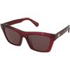 MAX&Co. MO0145 69E | Occhiali da Sole Graduati o Non Graduati | Plastica | Cat Eye | Viola, Trasparente | Adrialenti