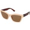 Serengeti Rolla SS537002 | Occhiali da Sole Graduati o Non Graduati | Plastica | Cat Eye | Avorio | Adrialenti