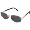 David Beckham DB 1129/S RHL/IR | Occhiali da Sole Graduati o Non Graduati | Metallo | Rettangolari | Nero, Oro | Adrialenti