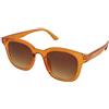Válle Element C4 | Occhiali da Sole Graduati o Non Graduati | Prova Online | Unisex | Plastica | Quadrati | Arancio, Trasparente | Adrialenti
