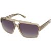 Guess GU00223 57Z | Occhiali da Sole Graduati o Non Graduati | Prova Online | Plastica | Quadrati | Avorio, Trasparente | Adrialenti
