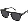 Crullé Swag C1 | Occhiali da Sole Graduati o Non Graduati | Prova Online | Unisex | Plastica | Quadrati | Nero | Adrialenti