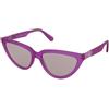 Calvin Klein Jeans CKJ23658S 540 | Occhiali da Sole Graduati o Non Graduati | Prova Online | Plastica | Cat Eye | Viola, Trasparente | Adrialenti