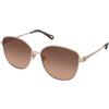 Chloe CH0306SK 002 | Occhiali da Sole Graduati o Non Graduati | Prova Online | Metallo | Cat Eye | Oro rosa | Adrialenti