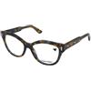 Calvin Klein CK23541 460 | Occhiali da Vista Graduati | Prova Online | Plastica | Cat Eye | Blu, Marrone, Havana | Adrialenti