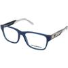 Emporio Armani EA3239 6092 | Occhiali da Vista Graduati | Prova Online | Plastica | Quadrati | Blu | Adrialenti