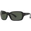 Ray-Ban RB4068 - 601 | Occhiali da Sole Graduati o Non Graduati | Prova Online | Plastica | Rettangolari | Nero | Adrialenti