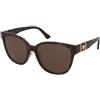 Versace VE4460D 108/73 | Occhiali da Sole Graduati o Non Graduati | Prova Online | Plastica | Quadrati | Marrone, Havana | Adrialenti