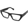 MAX&Co. MO5185 001 | Occhiali da Vista Graduati | Plastica | Rettangolari, Cat Eye | Nero | Adrialenti