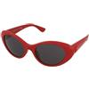 Versace VE4455U 5344/87 | Occhiali da Sole Graduati o Non Graduati | Prova Online | Plastica | Cat Eye | Rosso | Adrialenti