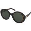 Chloe CH0332S 002 | Occhiali da Sole Graduati o Non Graduati | Prova Online | Plastica | Tondi | Marrone, Havana | Adrialenti