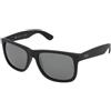 Ray-Ban Justin RB4165 - 622/6G | Occhiali da Sole Graduati o Non Graduati | Prova Online | Plastica | Quadrati | Nero | Adrialenti